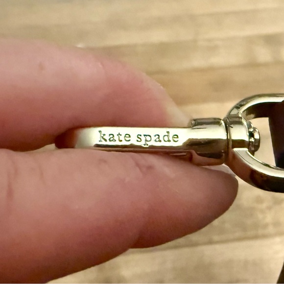 Kate Spade Burgundy Leather Flower Dog Crossbody Bag - Picture 9 of 12